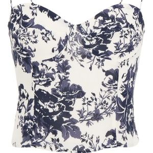 Liza Top in Shirred Floral